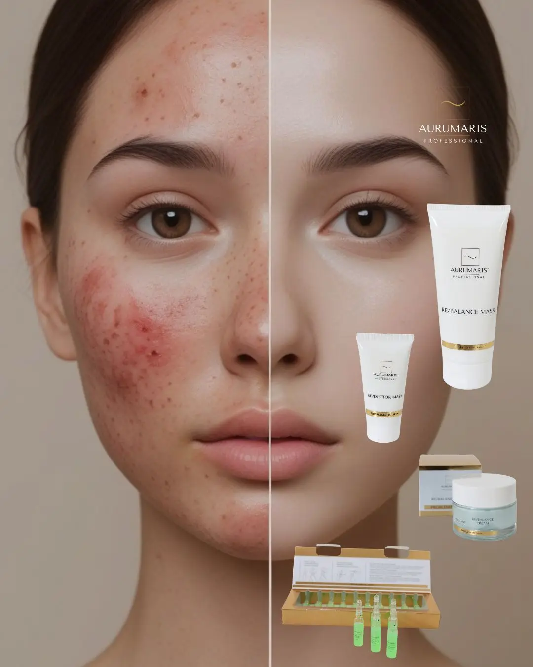 Avant après protocole Aurumaris Rebalance